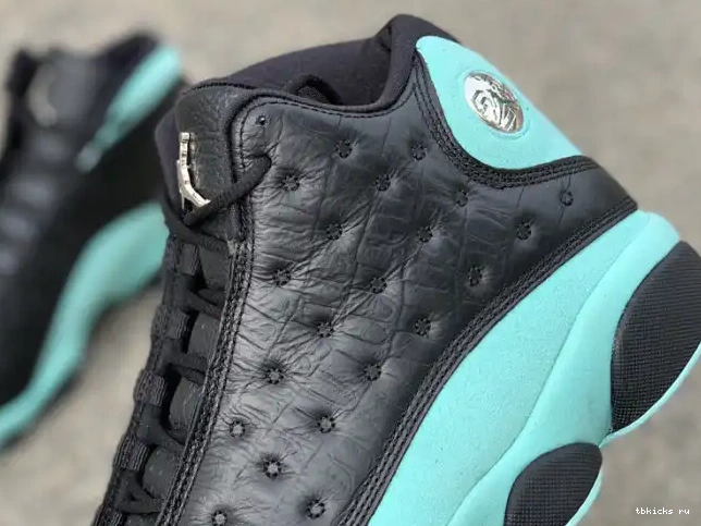Cheap TB Retro Air 13 Jordan Island Black 414571-030 Green 0423
